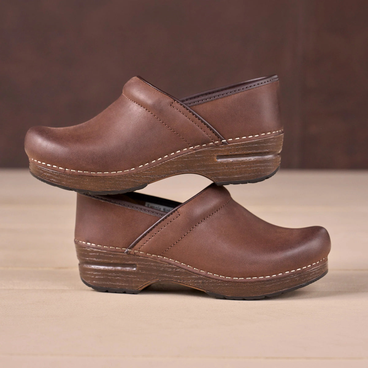 Dansko Professional Chocolate Leather Clog