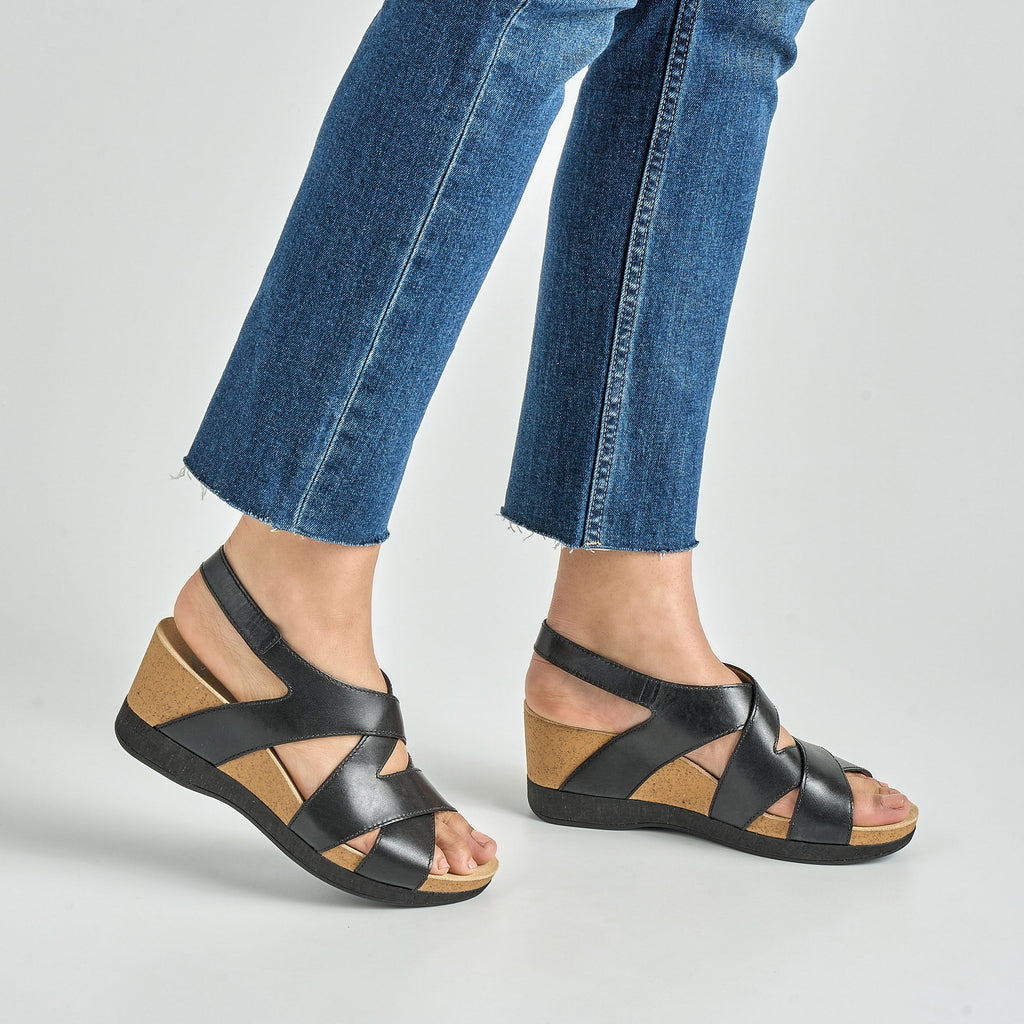 Shyla Black Burnished Nappa