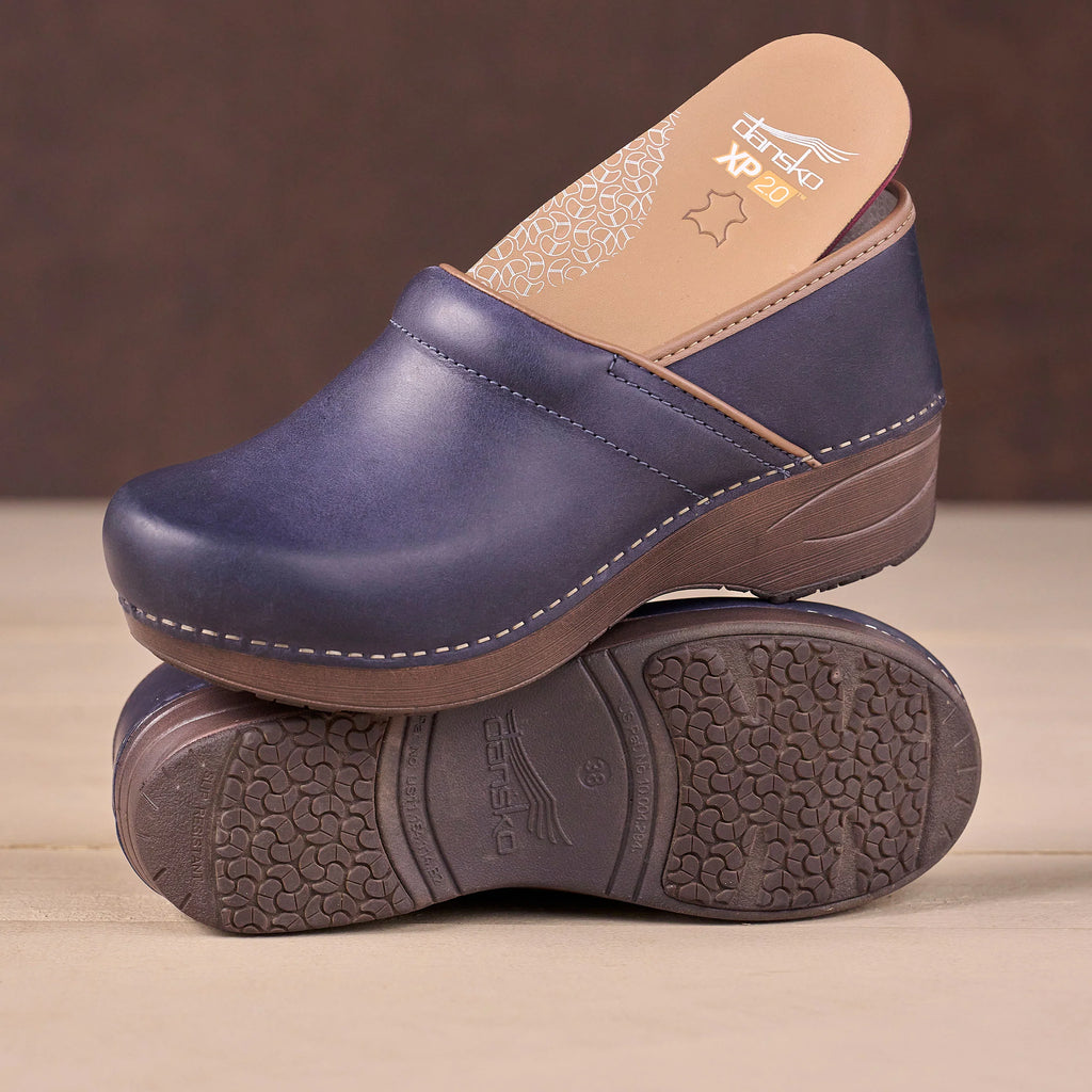 Dansko XP 2.0 Navy Leather Clog