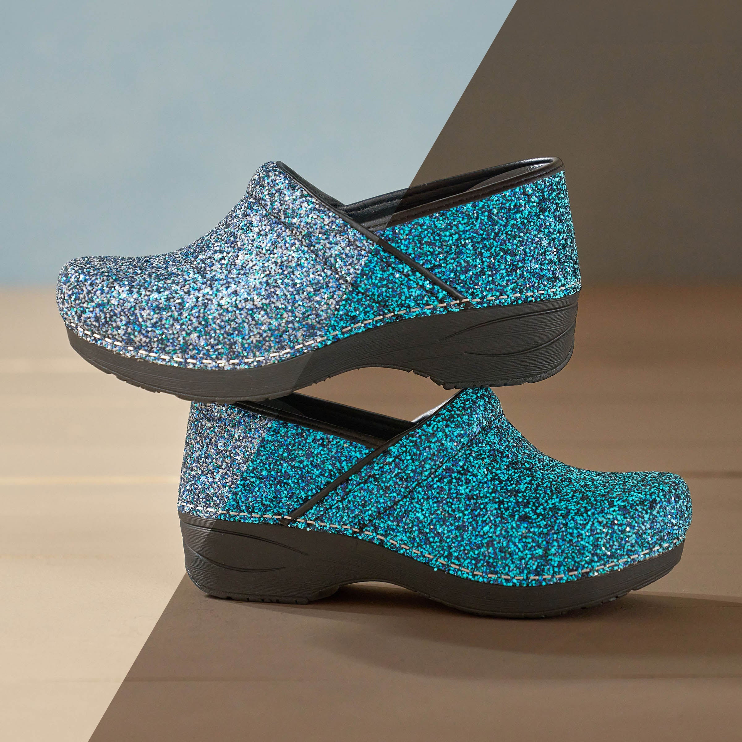 Dansko XP 2.0 Night Glow Glitter Clog