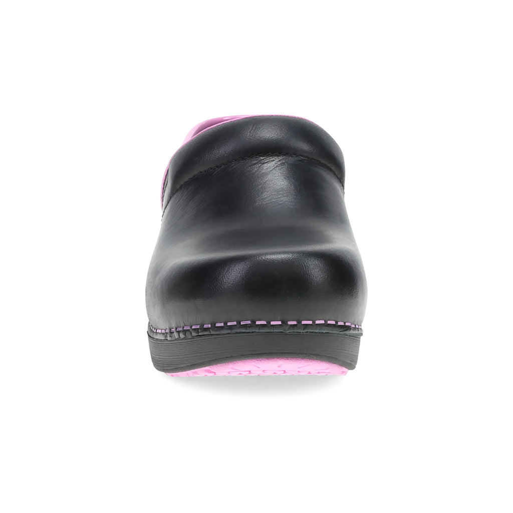 Dansko XP 2.0 Black/Pink Leather Clog