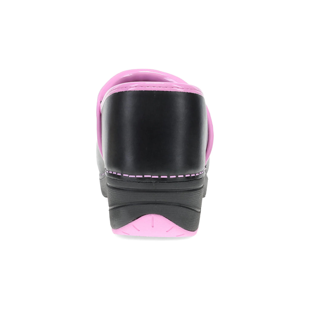 Dansko XP 2.0 Black/Pink Leather Clog