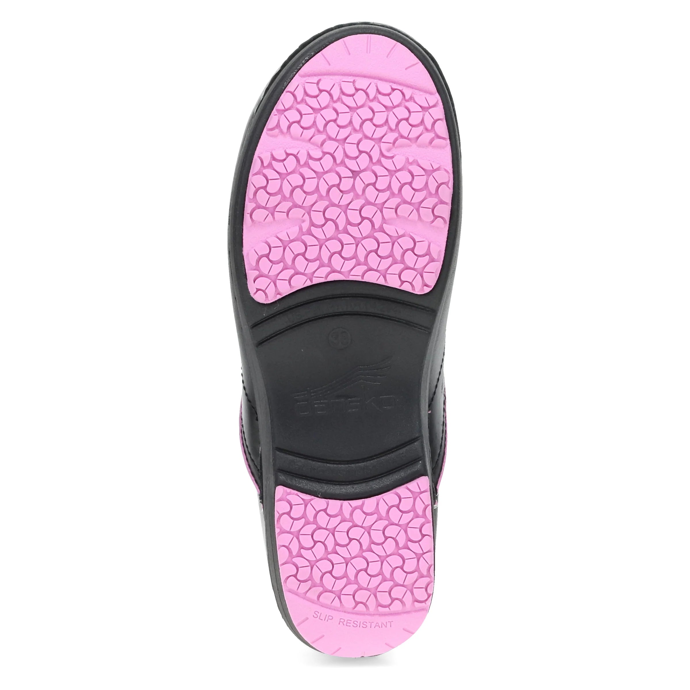 Dansko XP 2.0 Black/Pink Leather Clog
