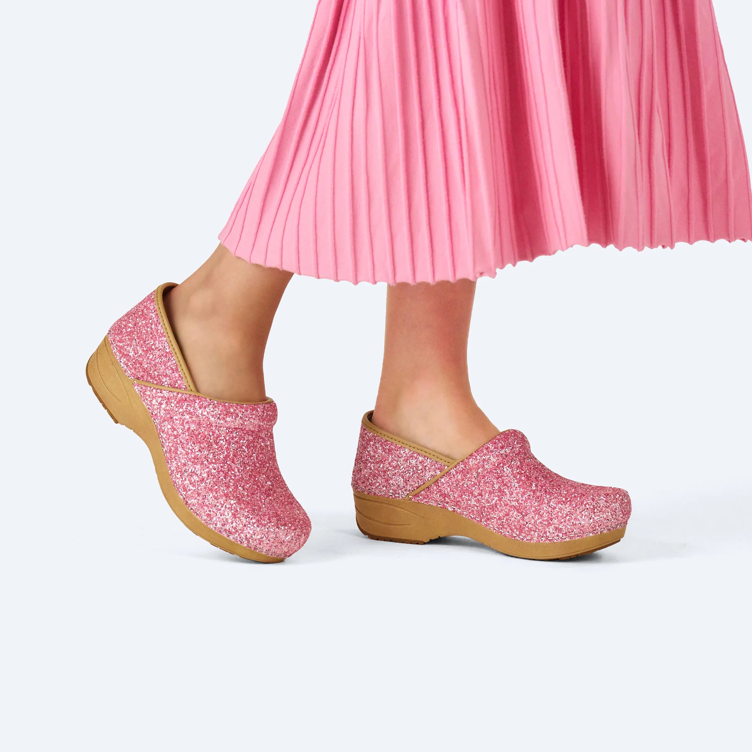 Dansko XP 2.0 Bubbly Pink Glitter Clog