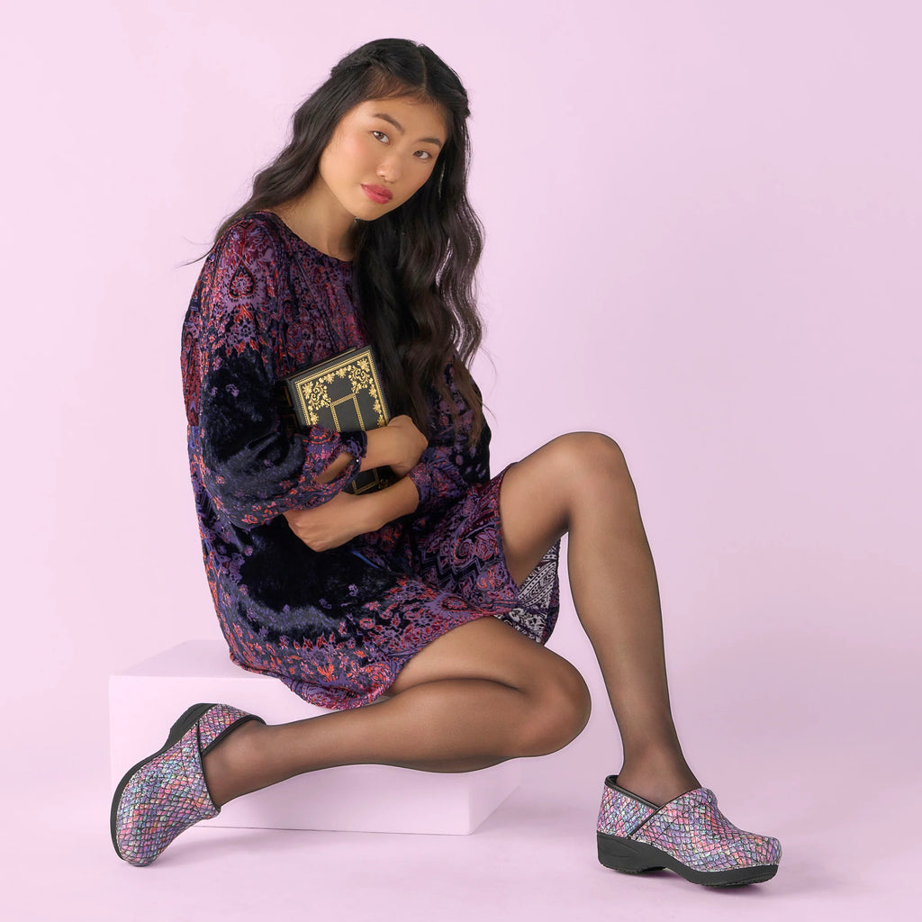 Dansko Wide XP 2.0 Dragonscale Glitter Clog