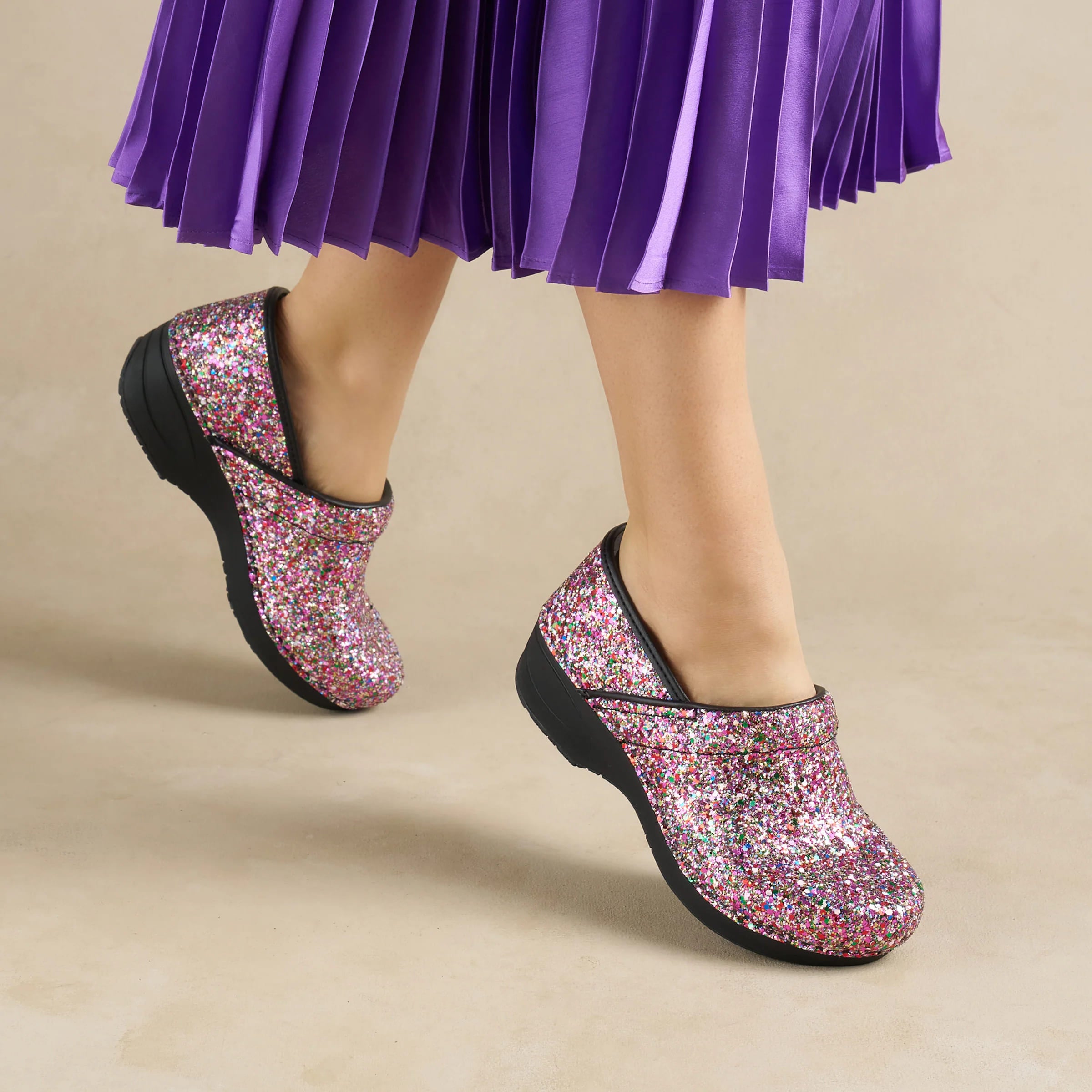 Dansko XP 2.0 Party Glitter Clog