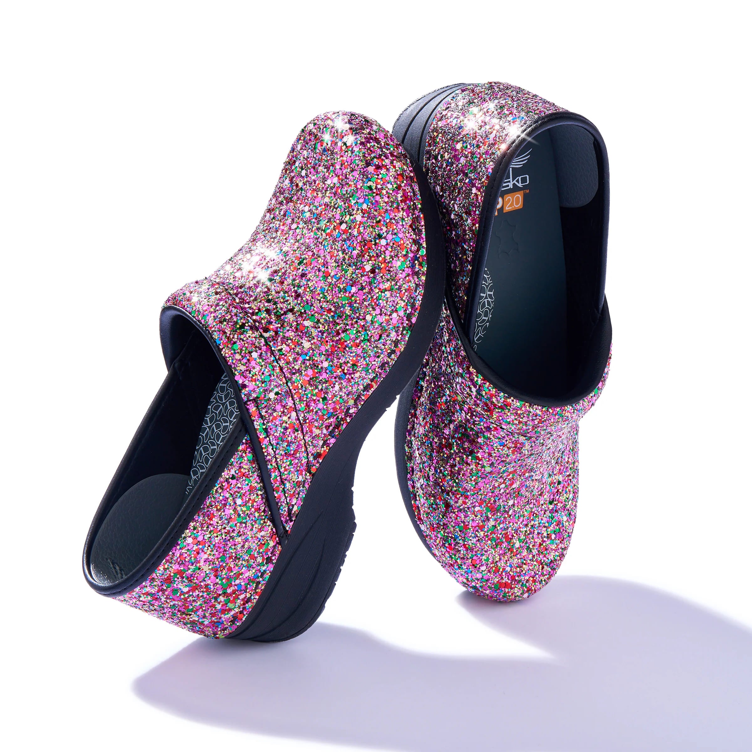 Dansko XP 2.0 Party Glitter Clog