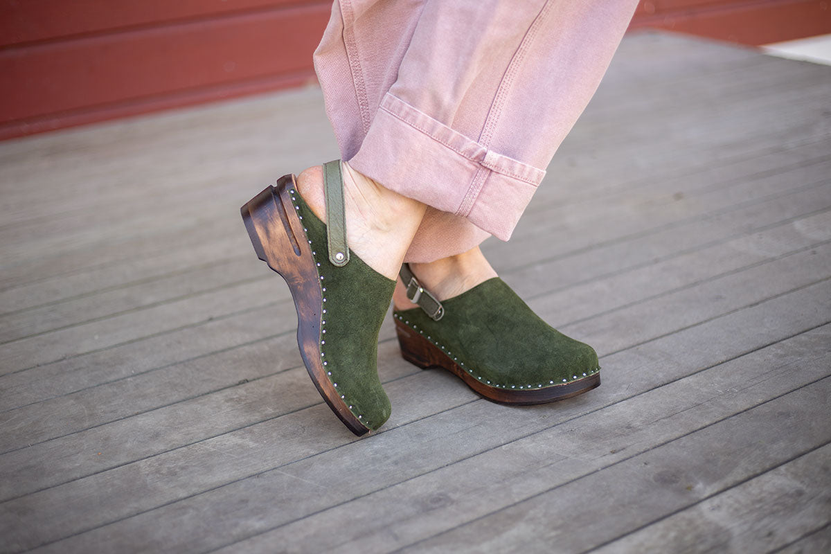 Troentorp Adrian Olive Suede