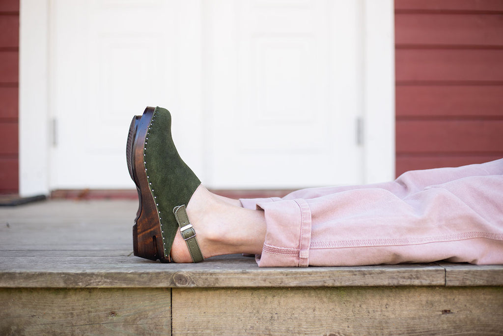 Troentorp Adrian Olive Suede