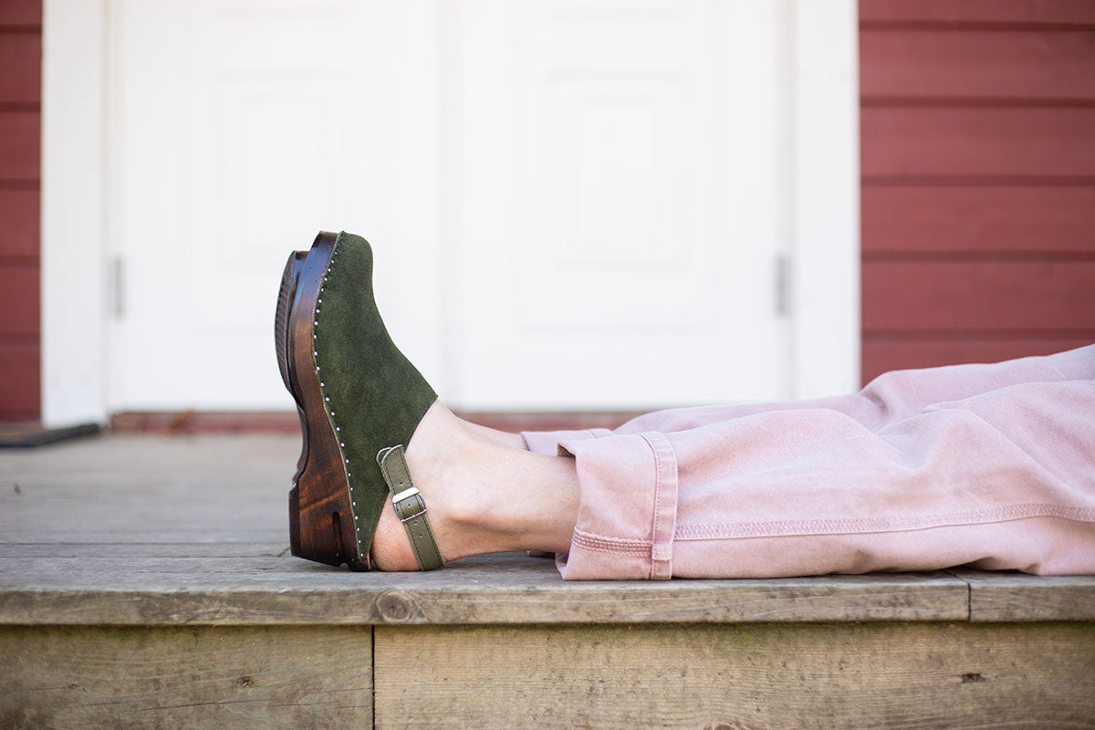 Troentorp Adrian Olive Suede