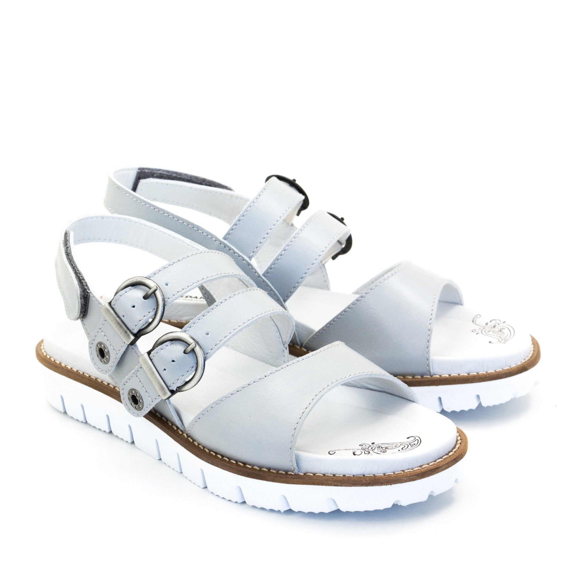 Dromedaris Alicia Leather Strappy Adjustable Sandals