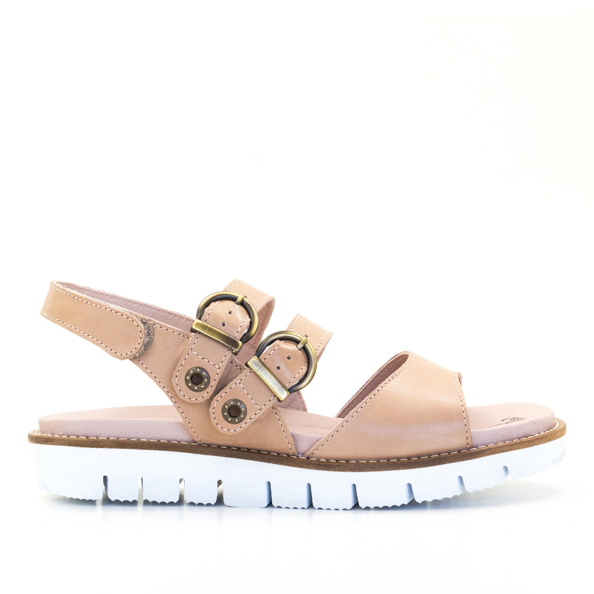 Dromedaris Alicia Leather Strappy Adjustable Sandals