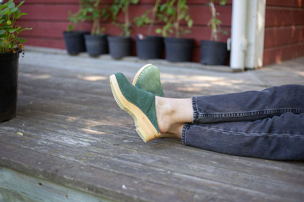 Troentorp Da Vinci Green Suede