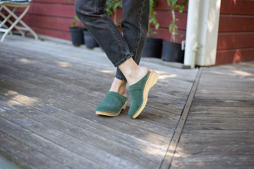 Troentorp Da Vinci Green Suede