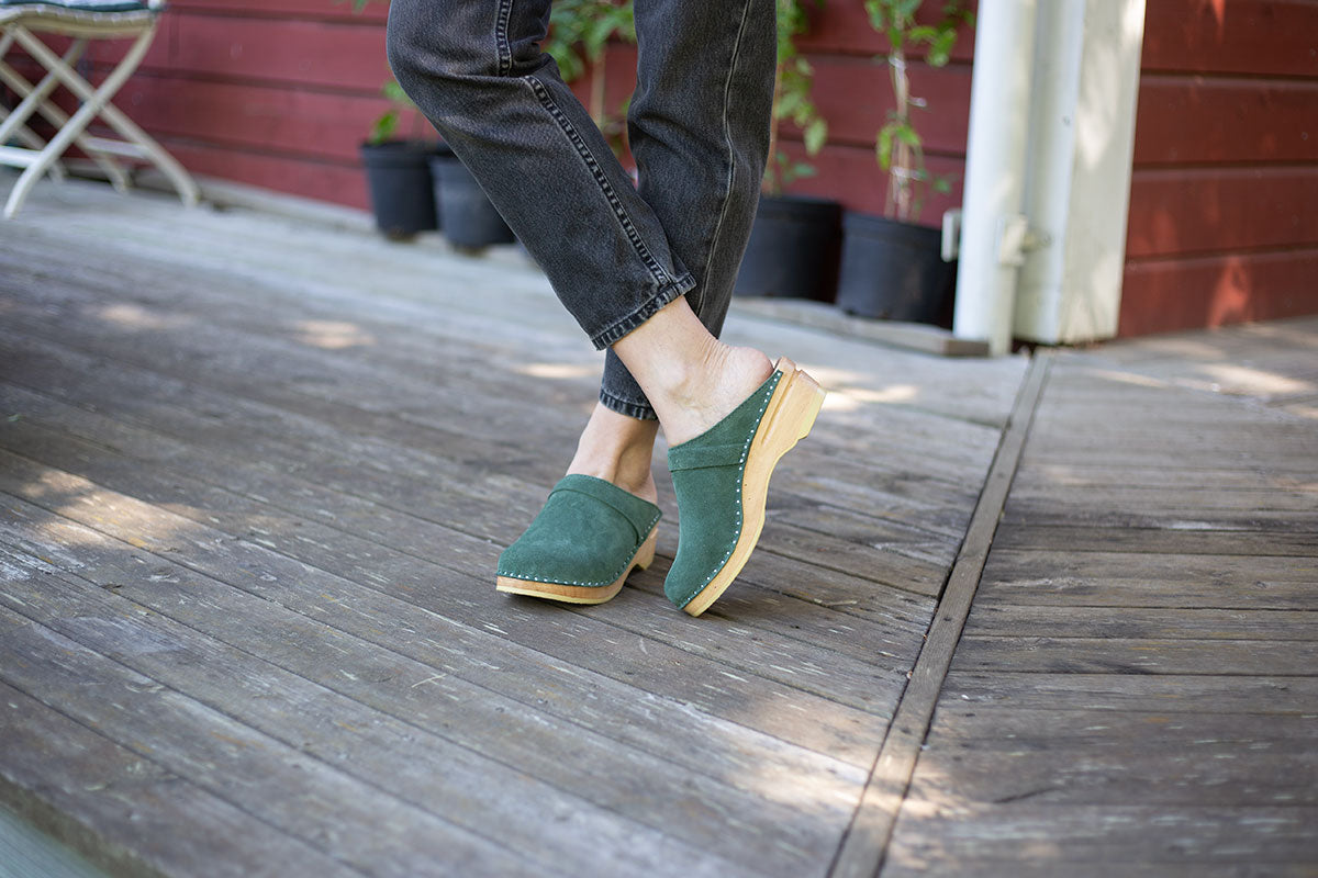 Troentorp Da Vinci Green Suede