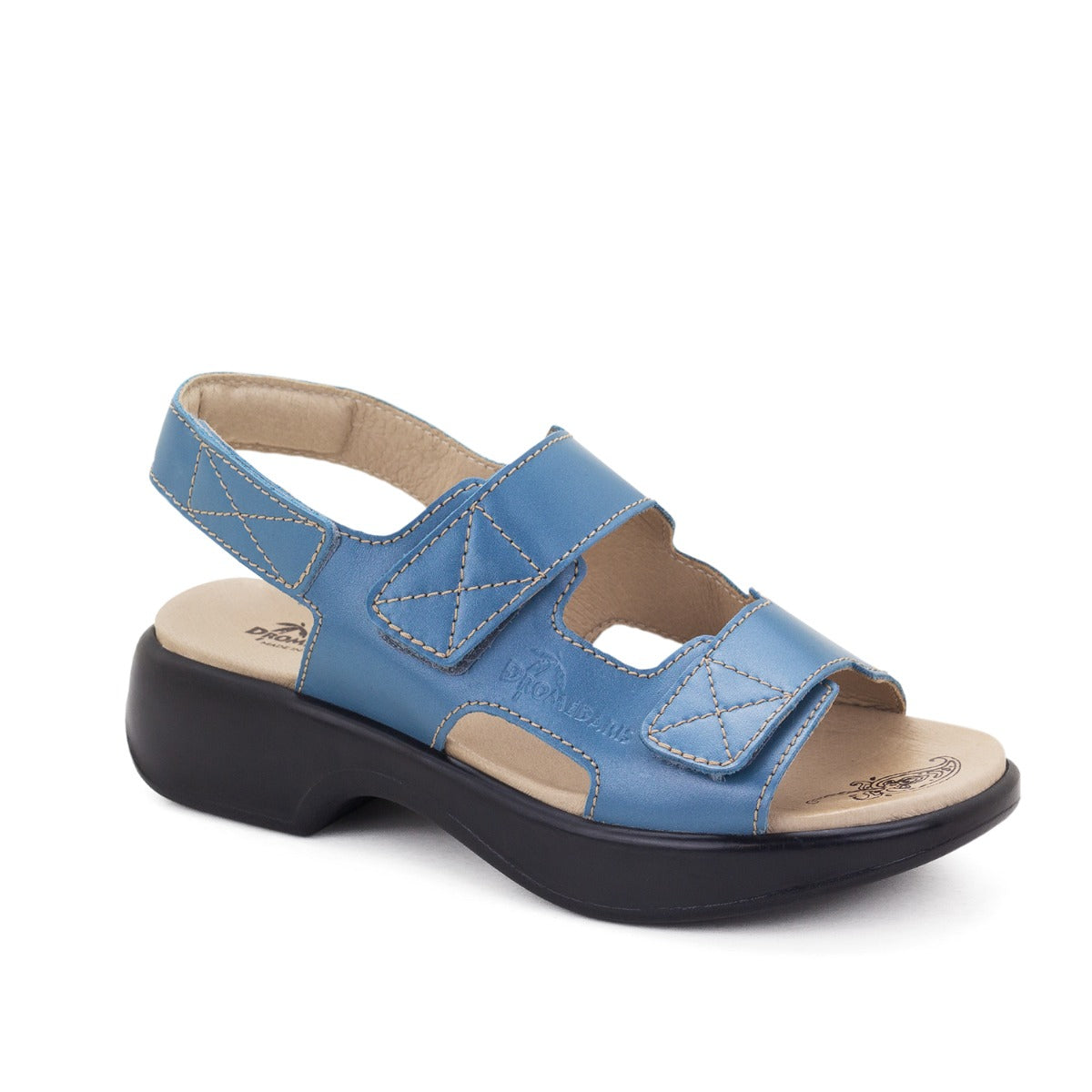 Dromedaris Dakota Leather Adjustable Sandals