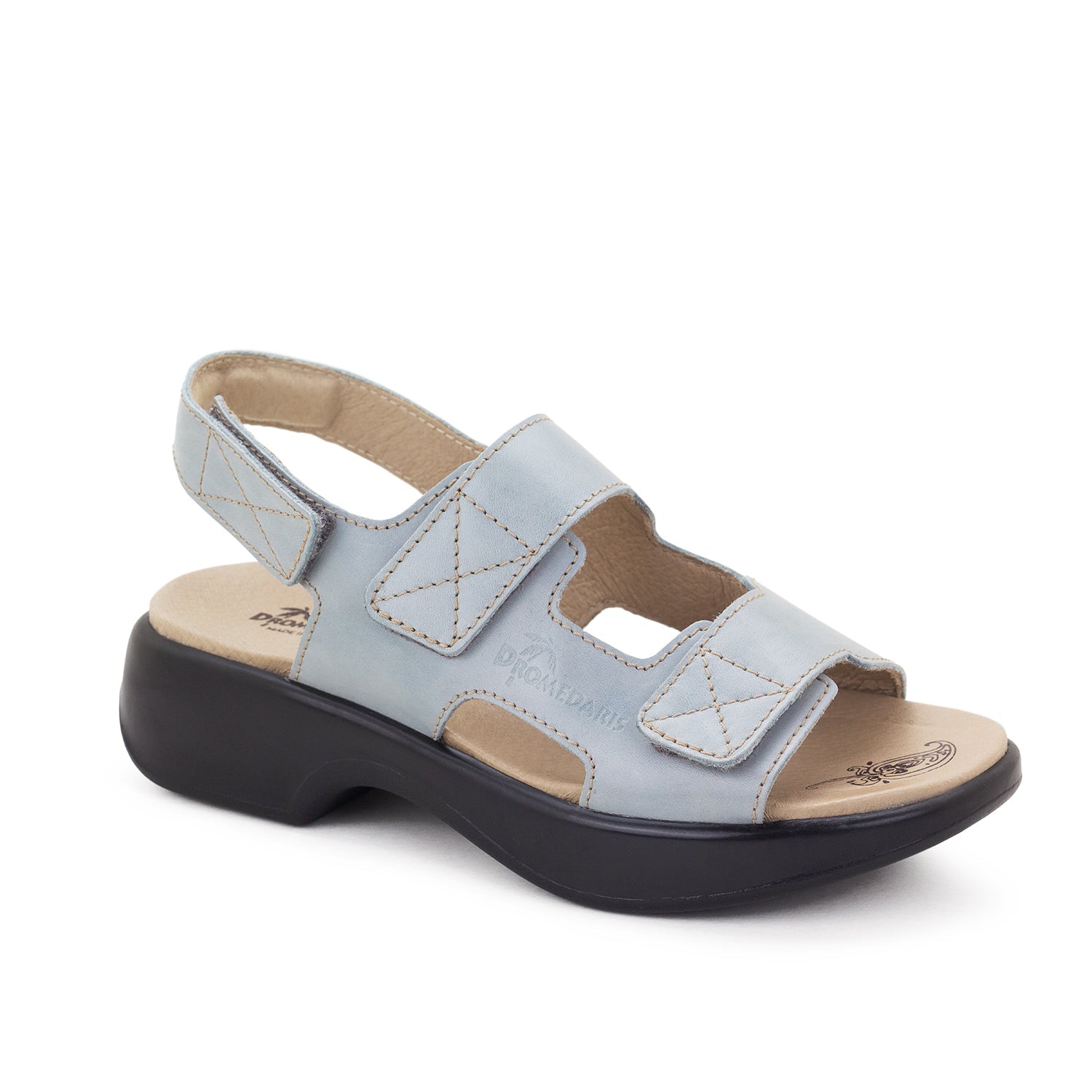 Dromedaris Dakota Leather Adjustable Sandals