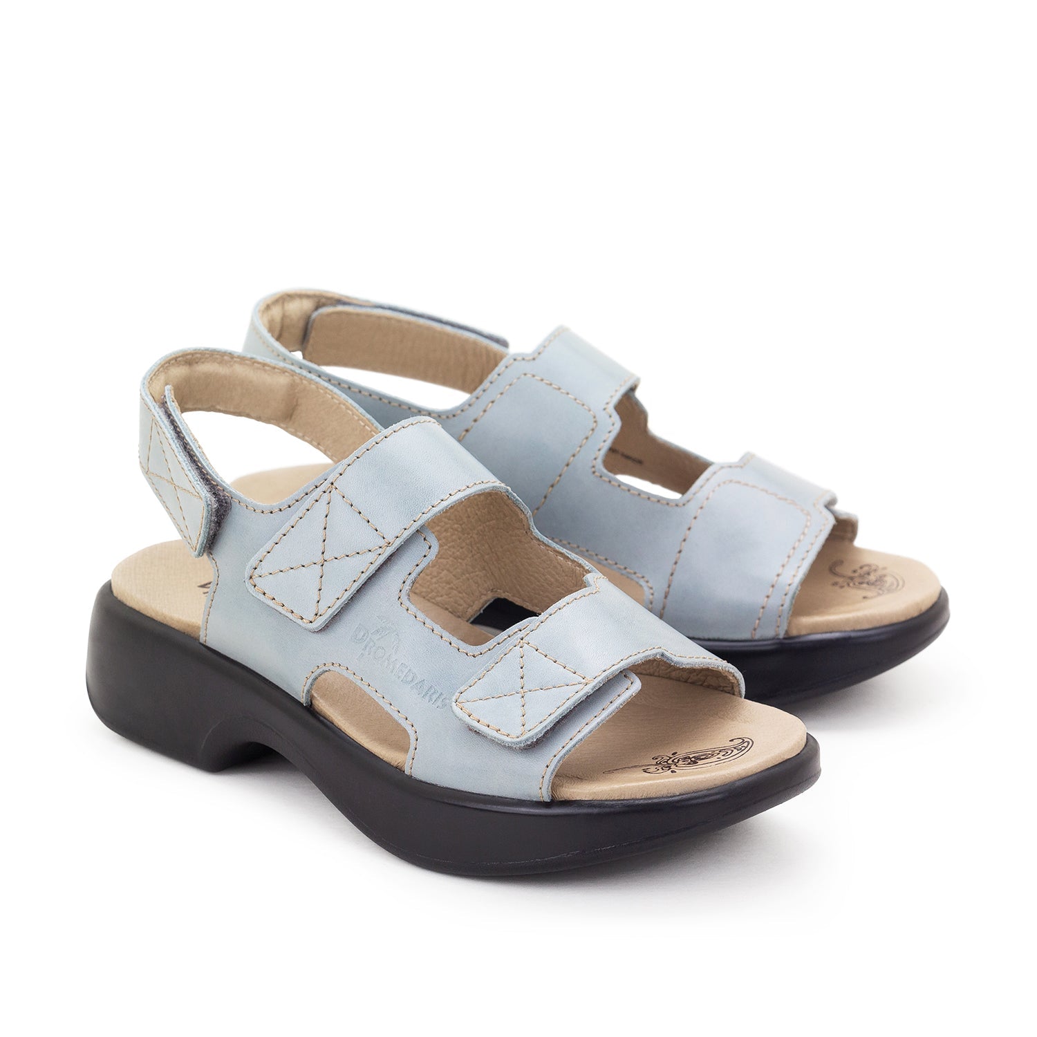 Dromedaris Dakota Leather Adjustable Sandals