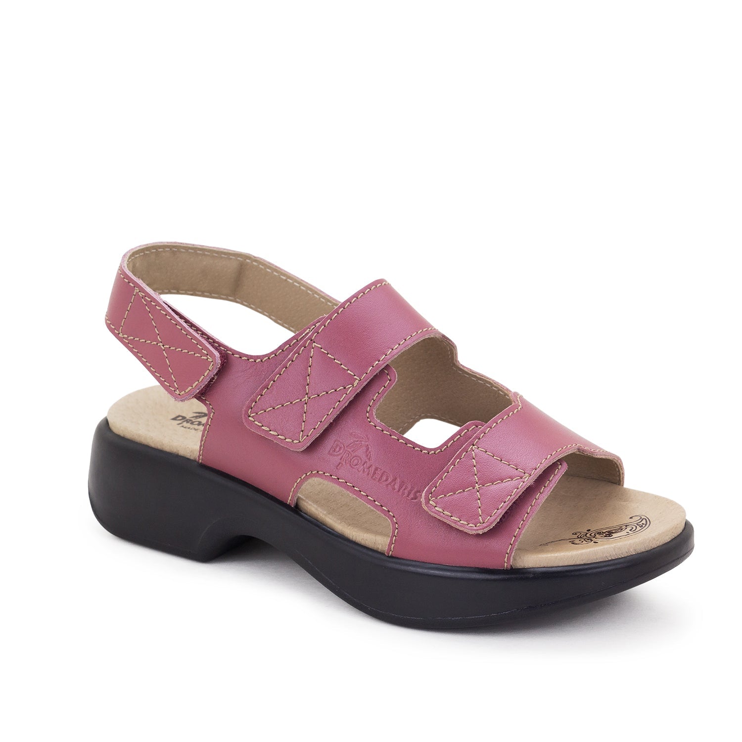 Dromedaris Dakota Leather Adjustable Sandals