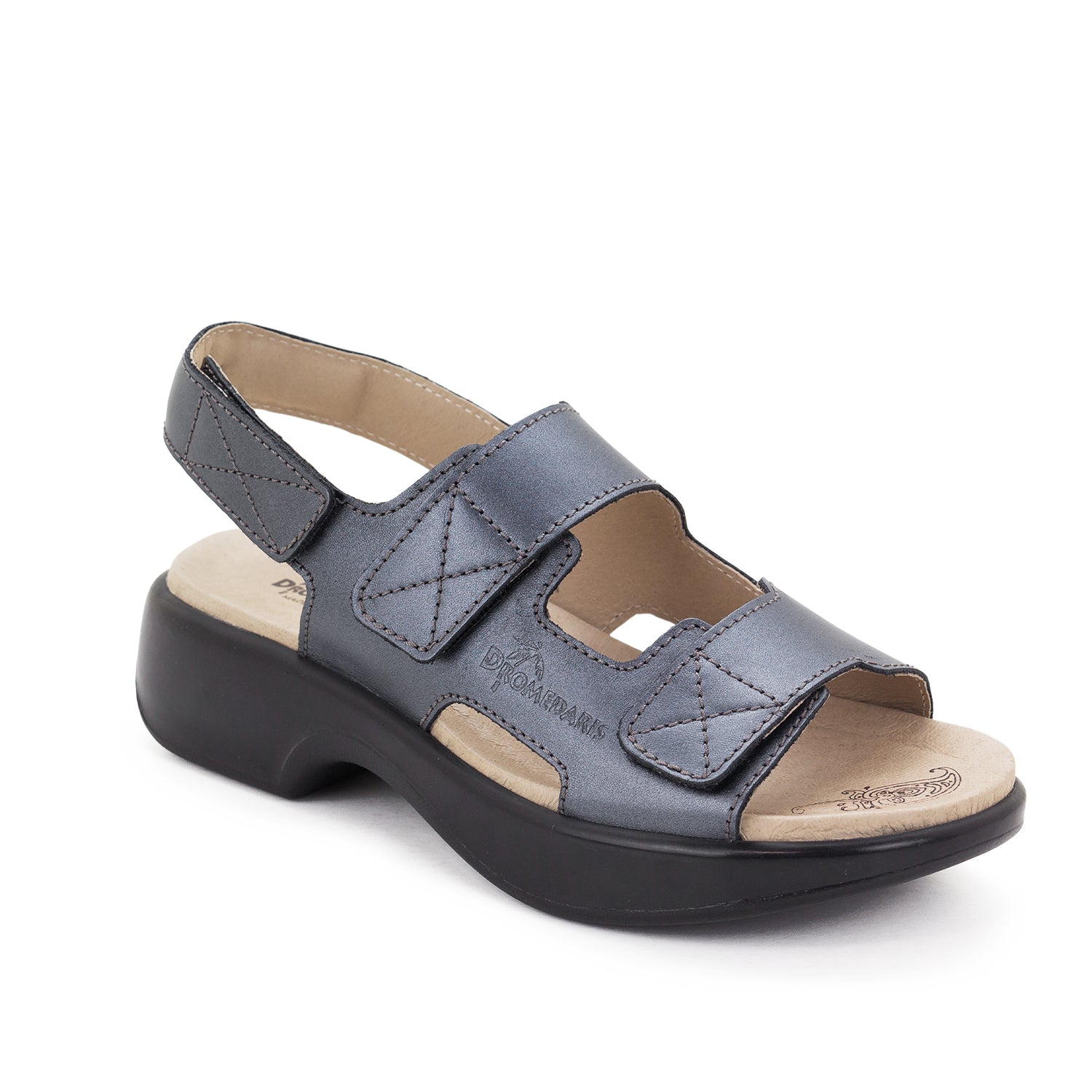 Dromedaris Dakota Leather Adjustable Sandals