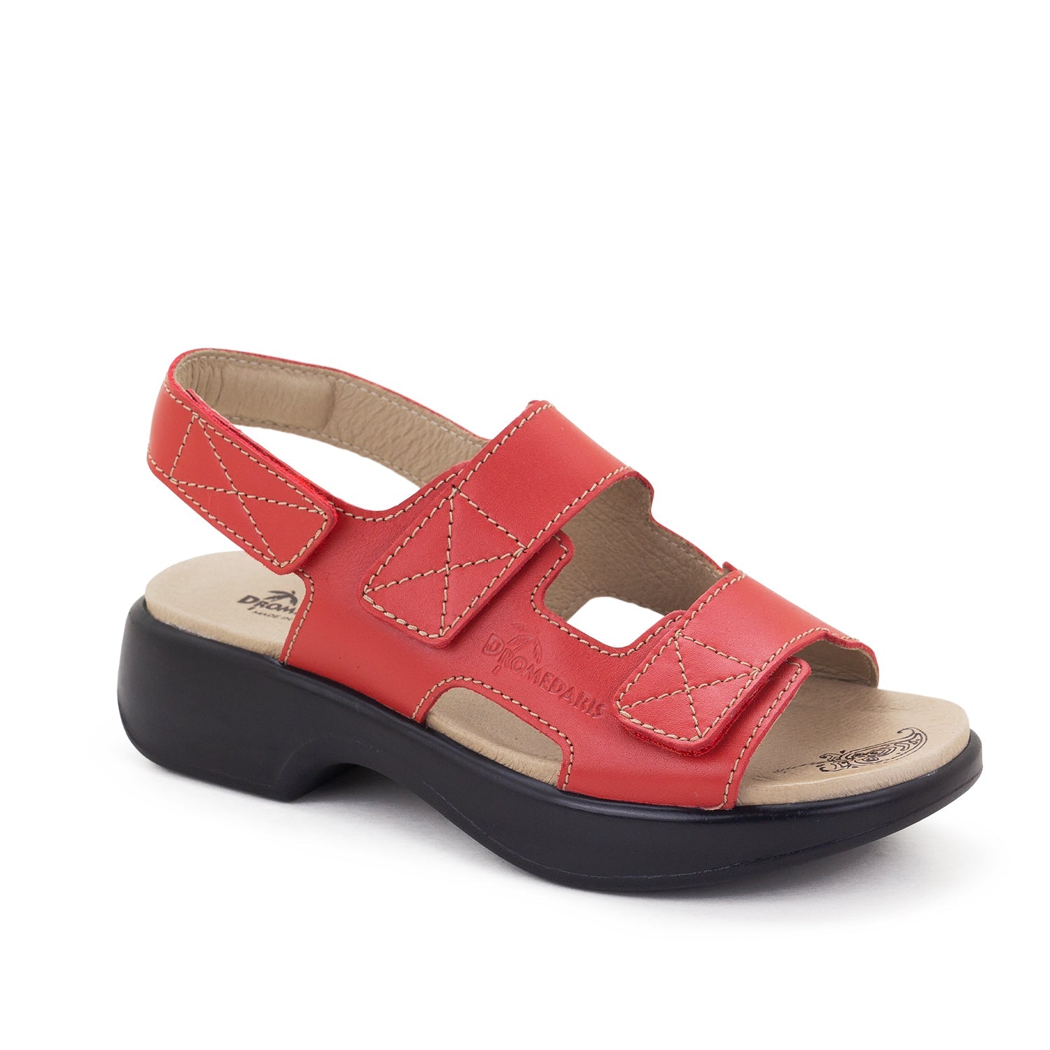 Dromedaris Dakota Leather Adjustable Sandals