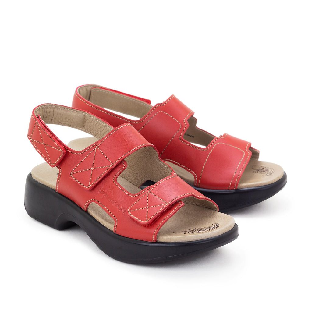 Dromedaris Dakota Leather Adjustable Sandals