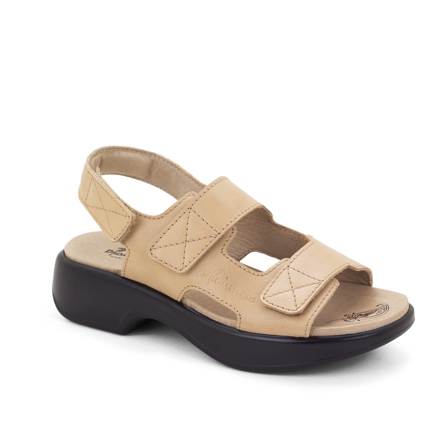 Dromedaris Dakota Leather Adjustable Sandals
