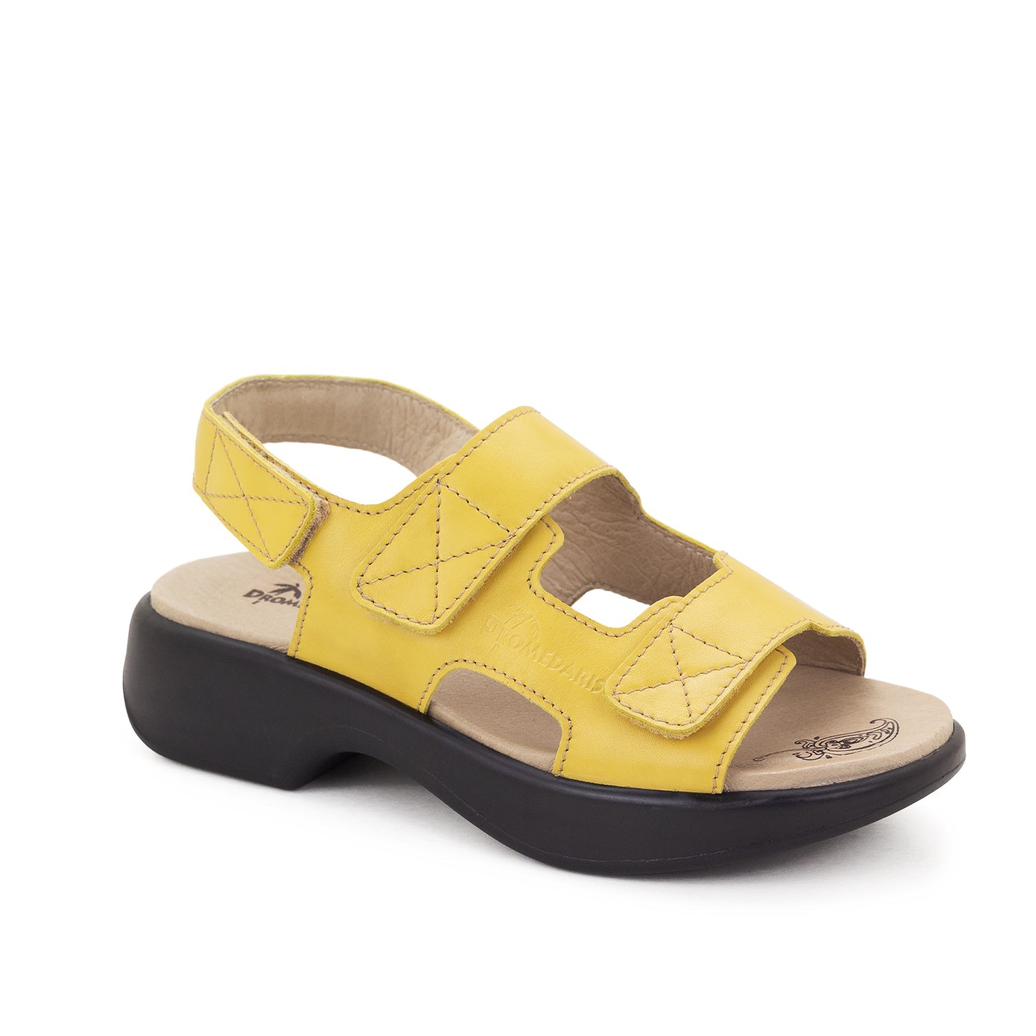 Dromedaris Dakota Leather Adjustable Sandals