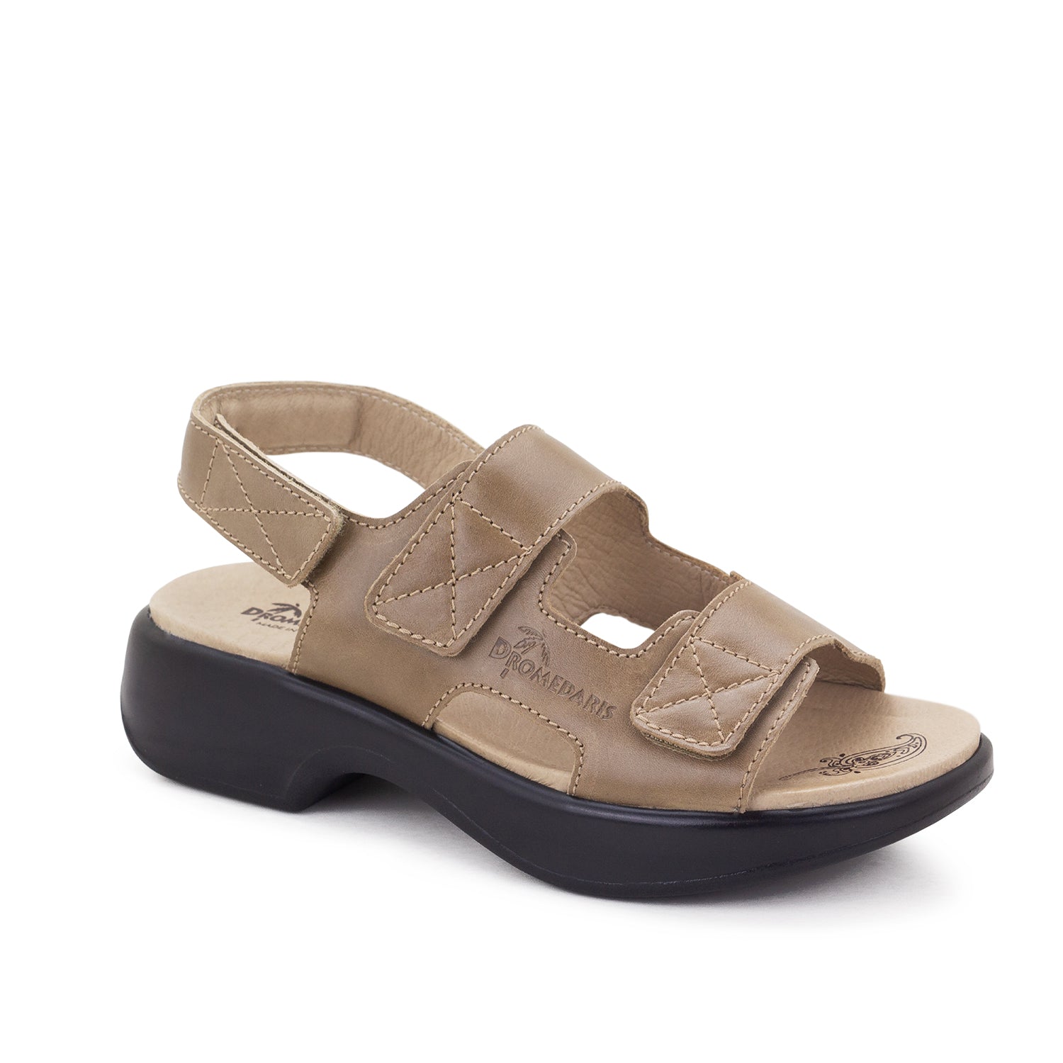 Dromedaris Dakota Leather Adjustable Sandals