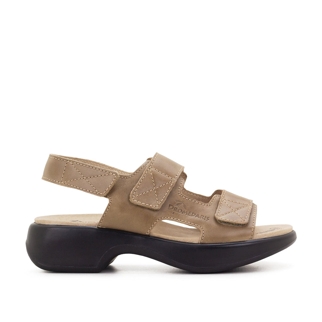 Dromedaris Dakota Leather Adjustable Sandals