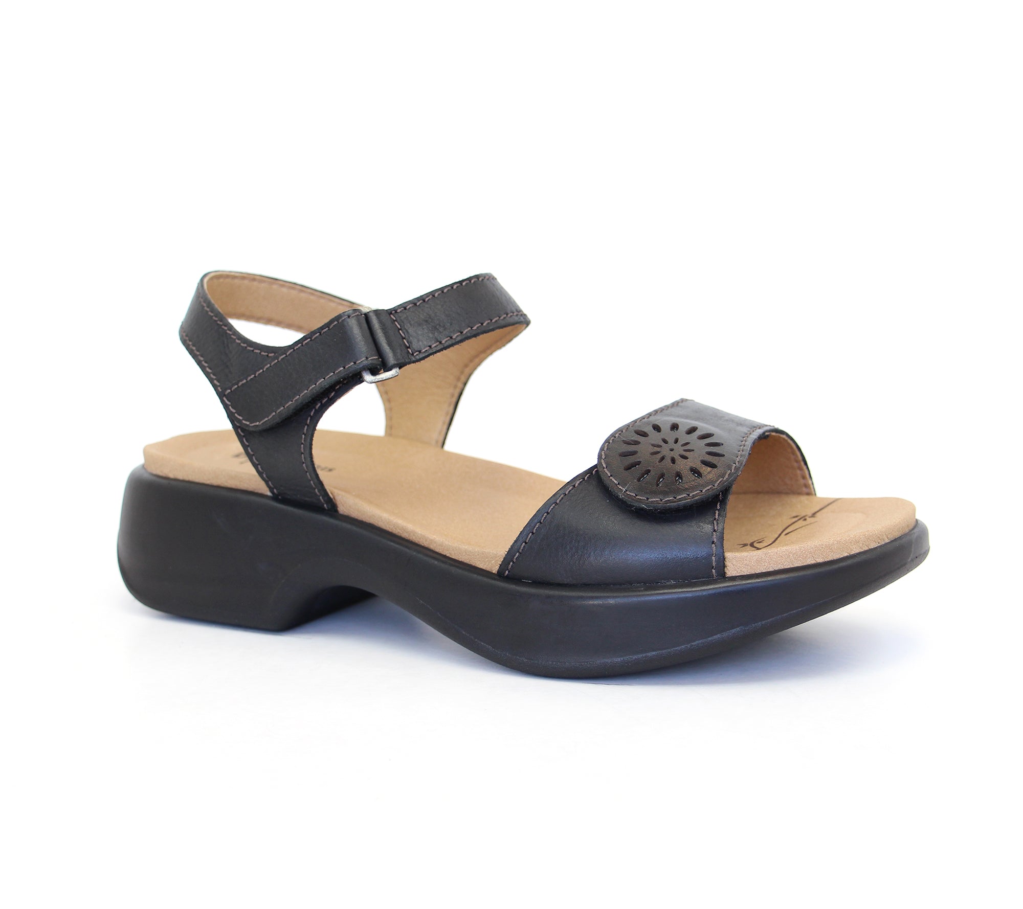 Dromedaris Dusty Adjustable Leather Sandal
