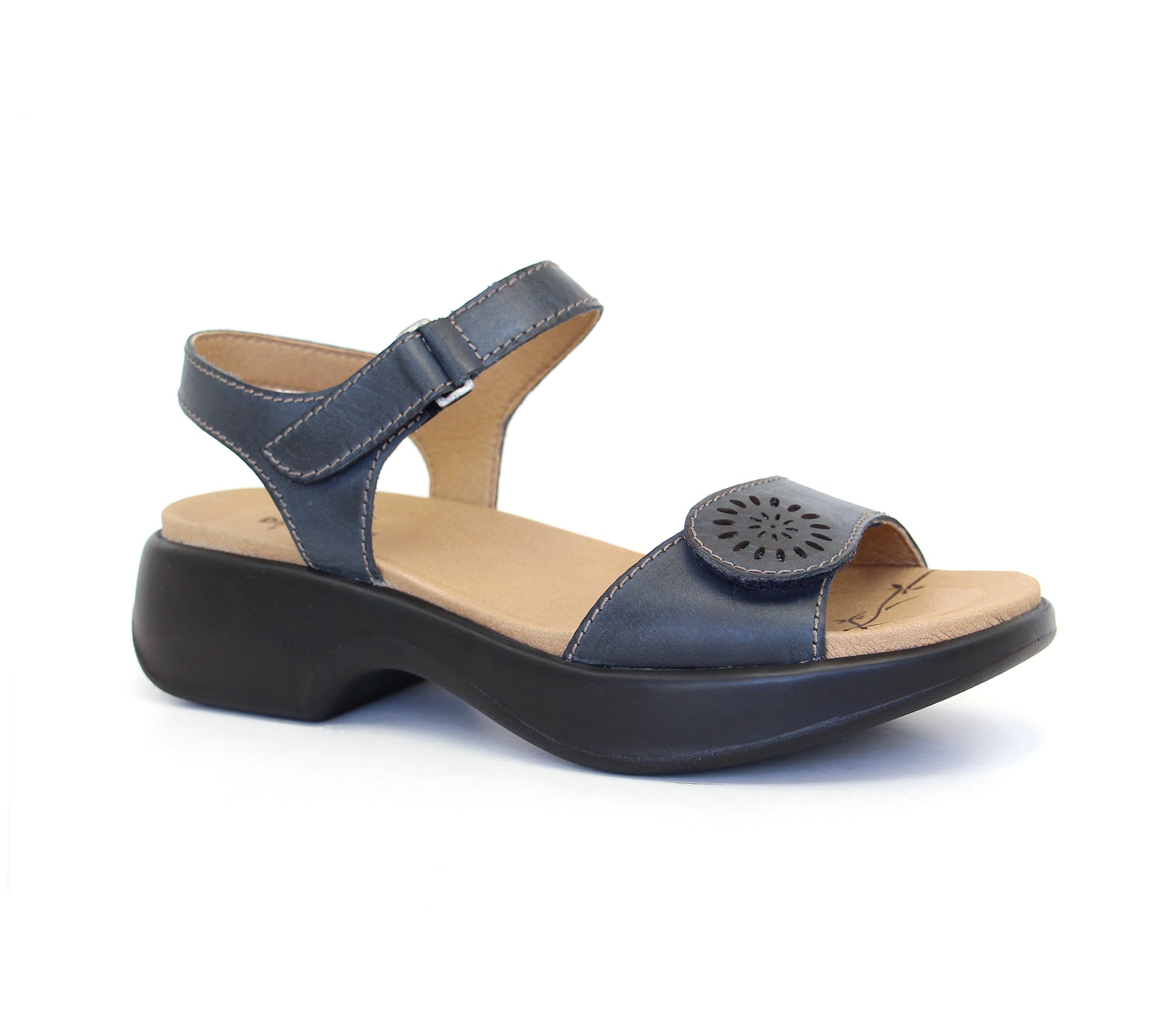 Dromedaris Dusty Adjustable Leather Sandal