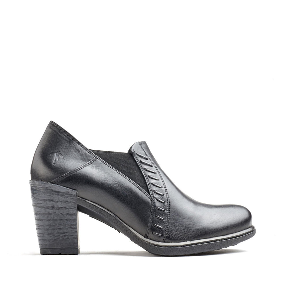 Dromedaris Gina Mid-Heel Leather Pump