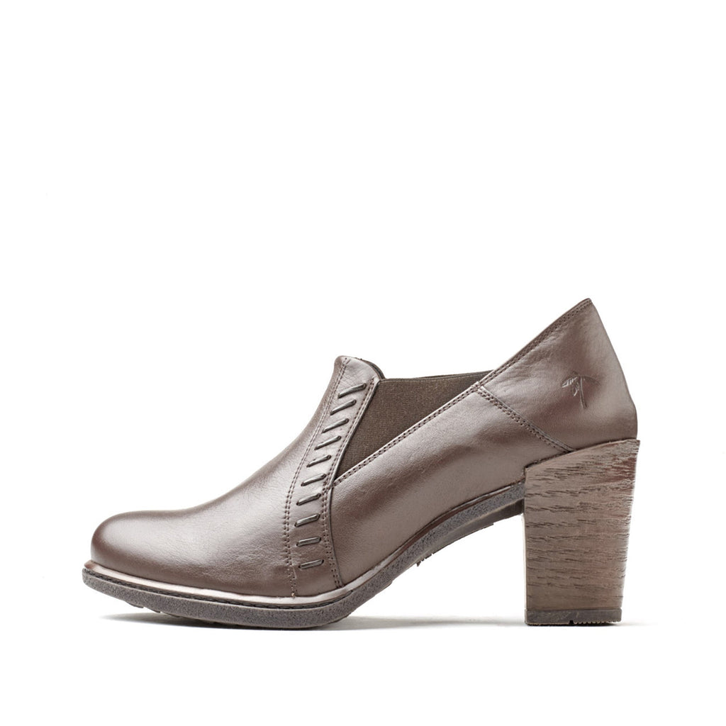Dromedaris Gina Mid-Heel Leather Pump