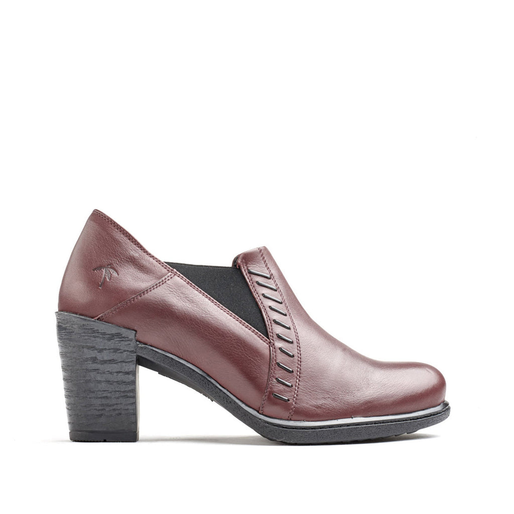 Dromedaris Gina Mid-Heel Leather Pump