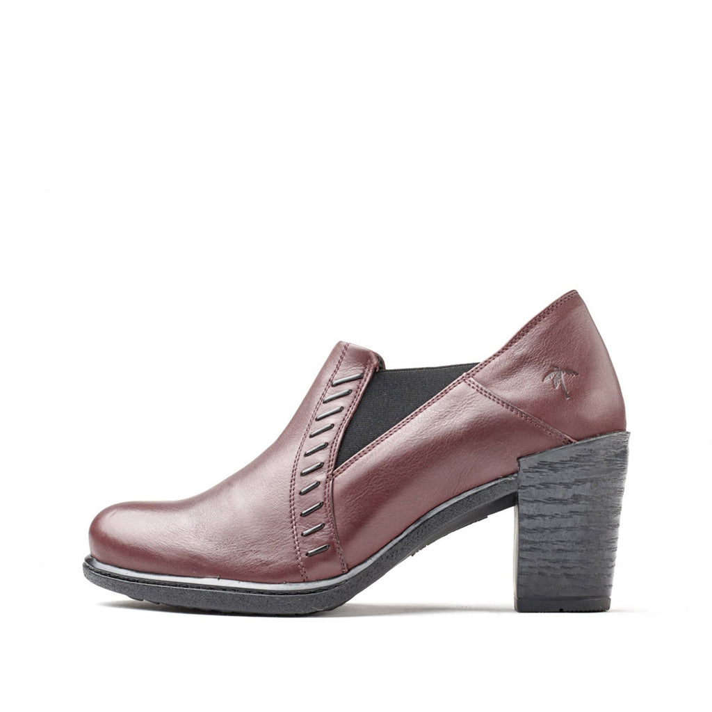 Dromedaris Gina Mid-Heel Leather Pump