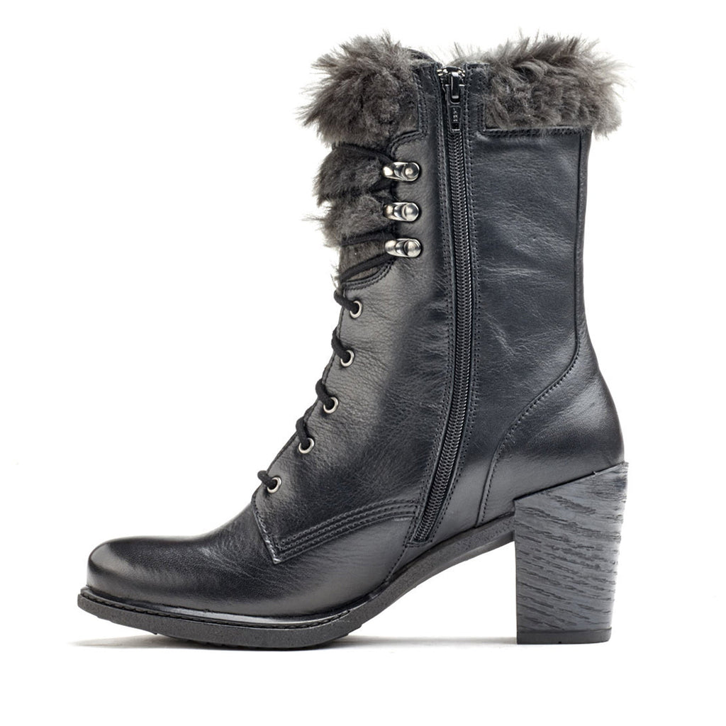 Dromedaris Goldie Leather Mid-Heel Boot