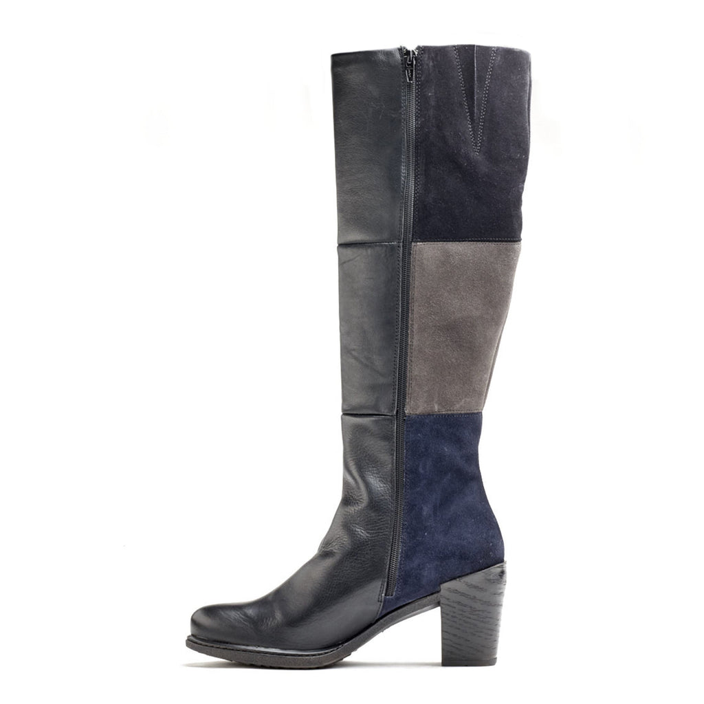 Dromedaris Gwyneth High Riding Leather & Suede Boot