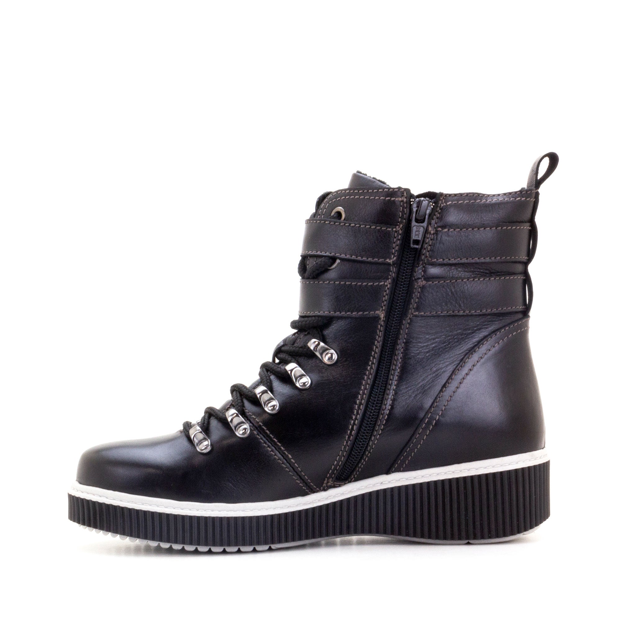 Dromedaris Jessie Leather Wedge Boot