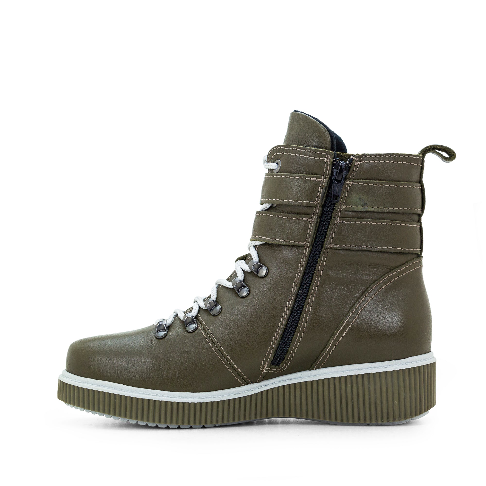 Dromedaris Jessie Leather Wedge Boot