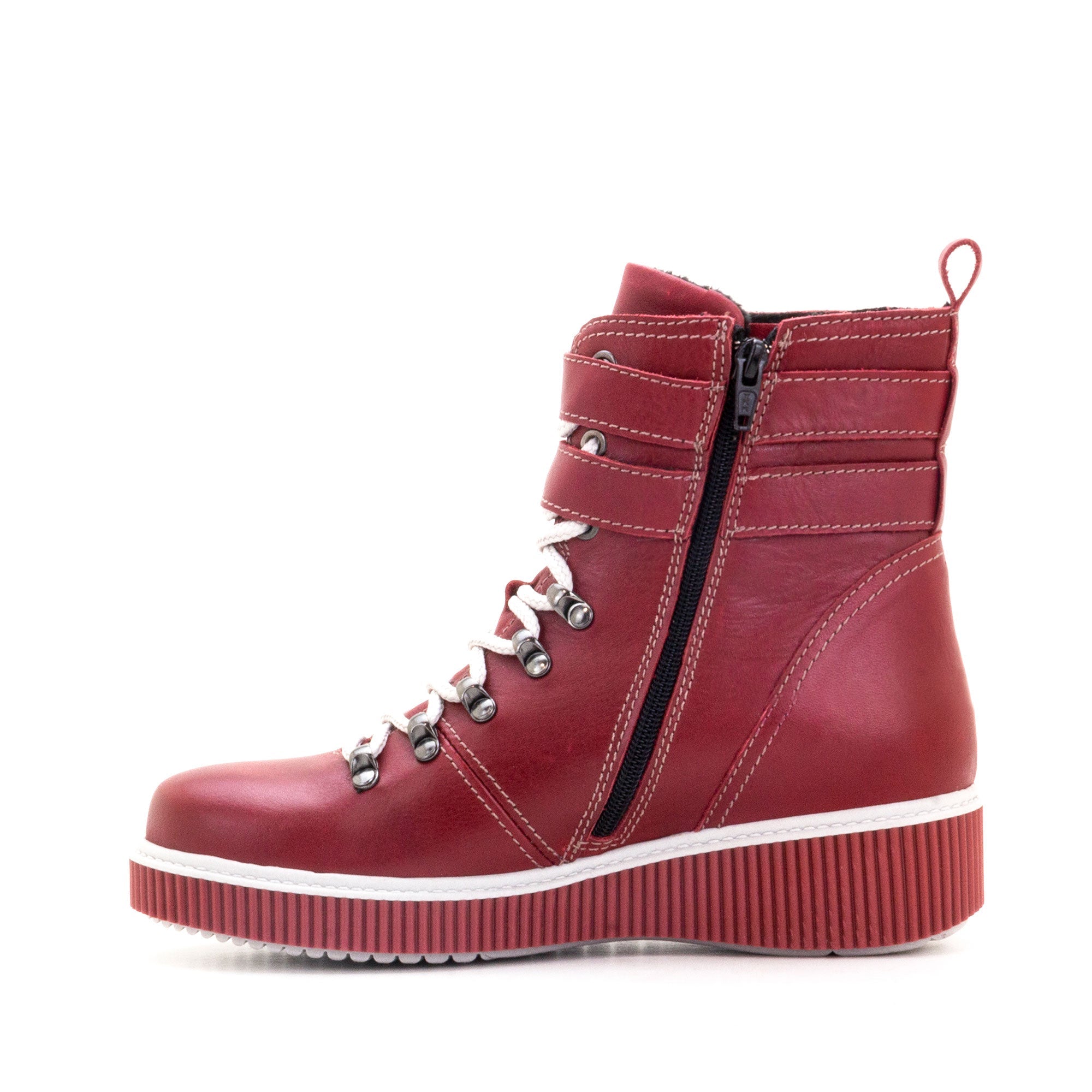 Dromedaris Jessie Leather Wedge Boot