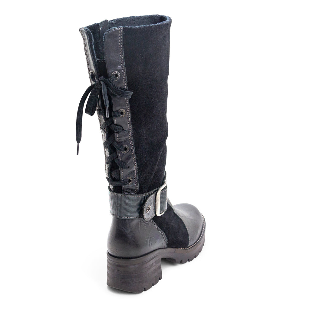 Dromedaris Kadia Mid-Calf Leather & Suede Boot