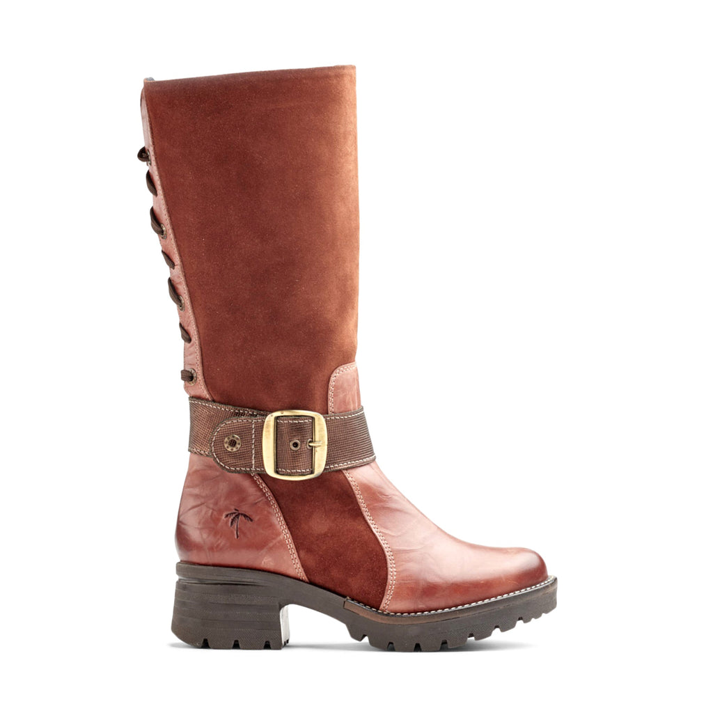 Dromedaris Kadia Mid-Calf Leather & Suede Boot