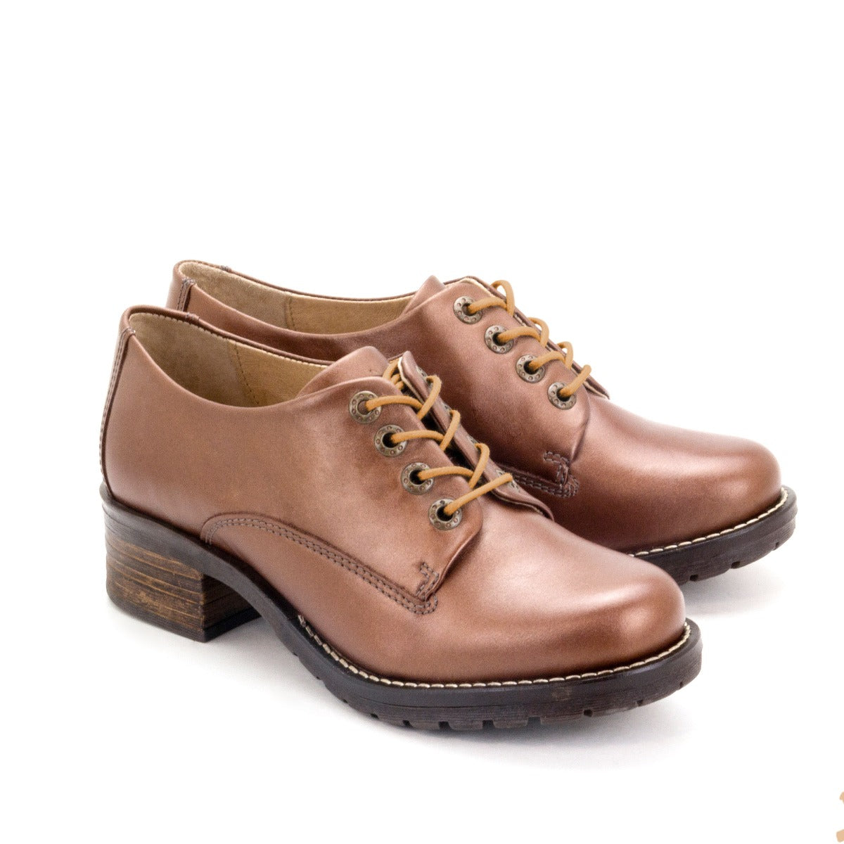 Dromedaris Kaley Lace-Up Leather Shoes