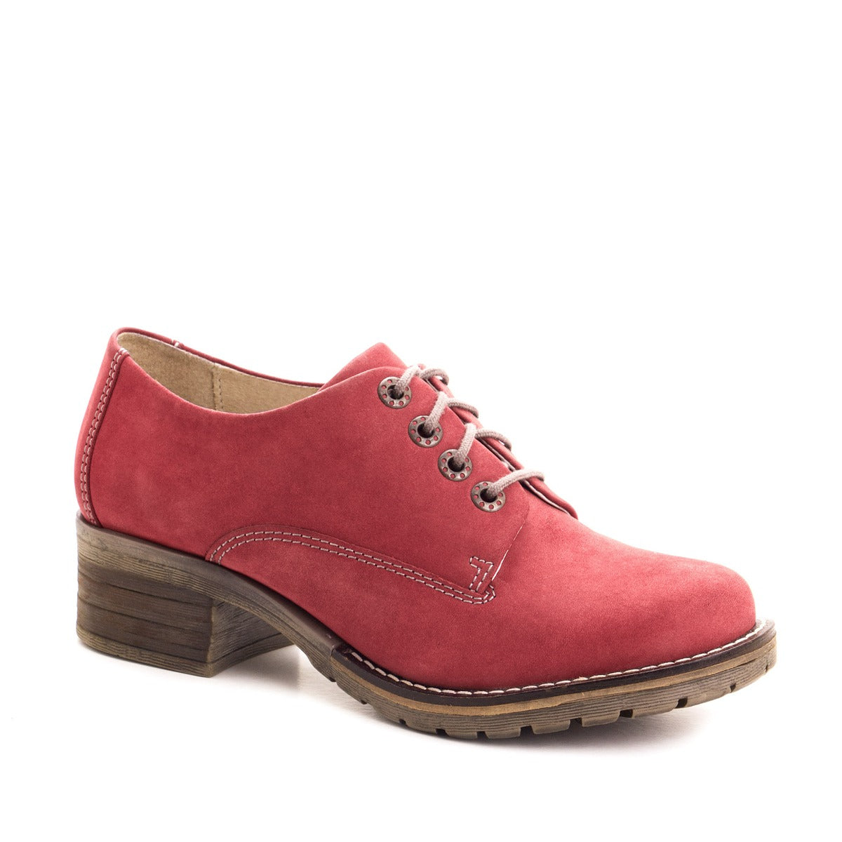 Dromedaris Kaley Lace-Up Nubuck Shoes
