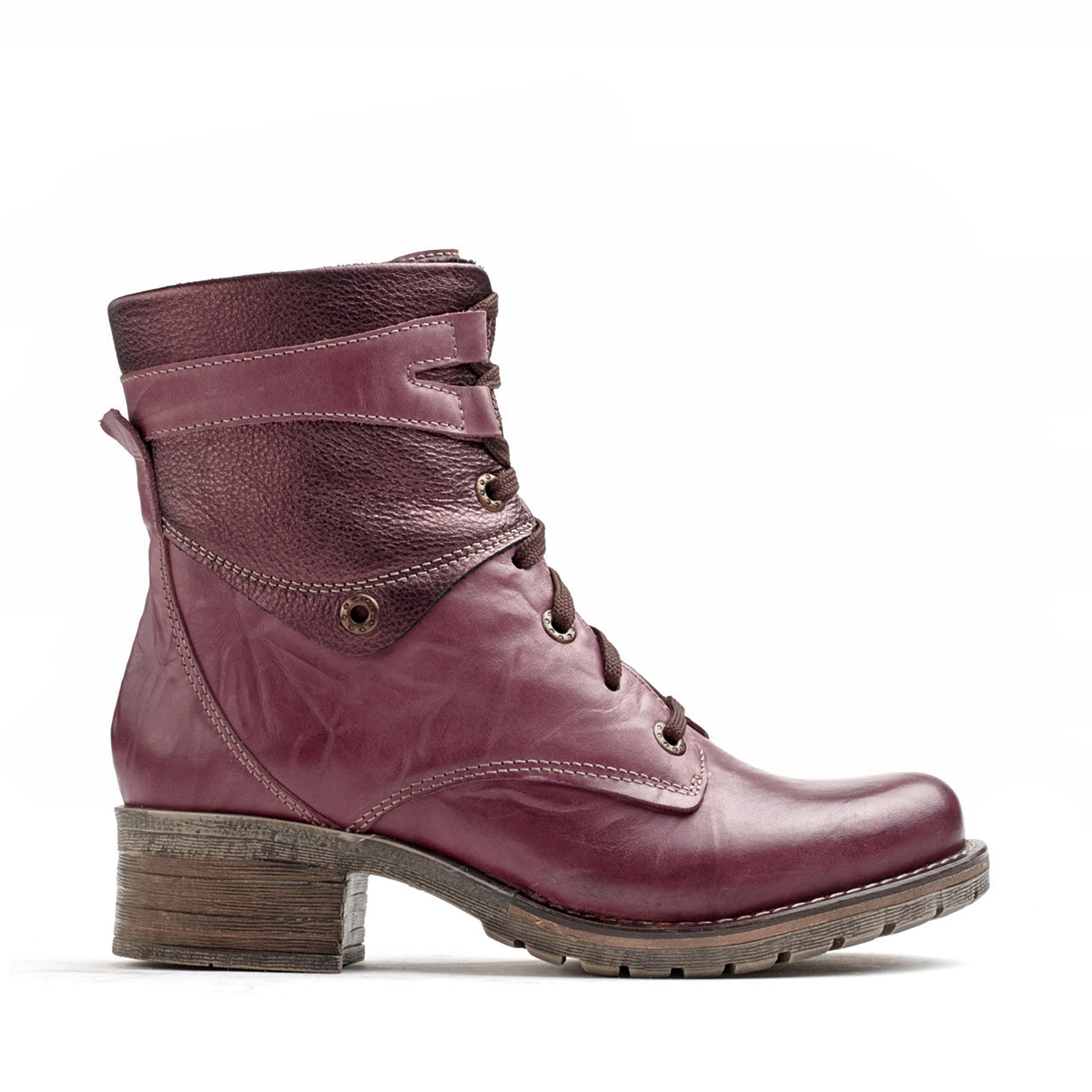 Dromedaris Kara Metallic Scrunched Leather Boot