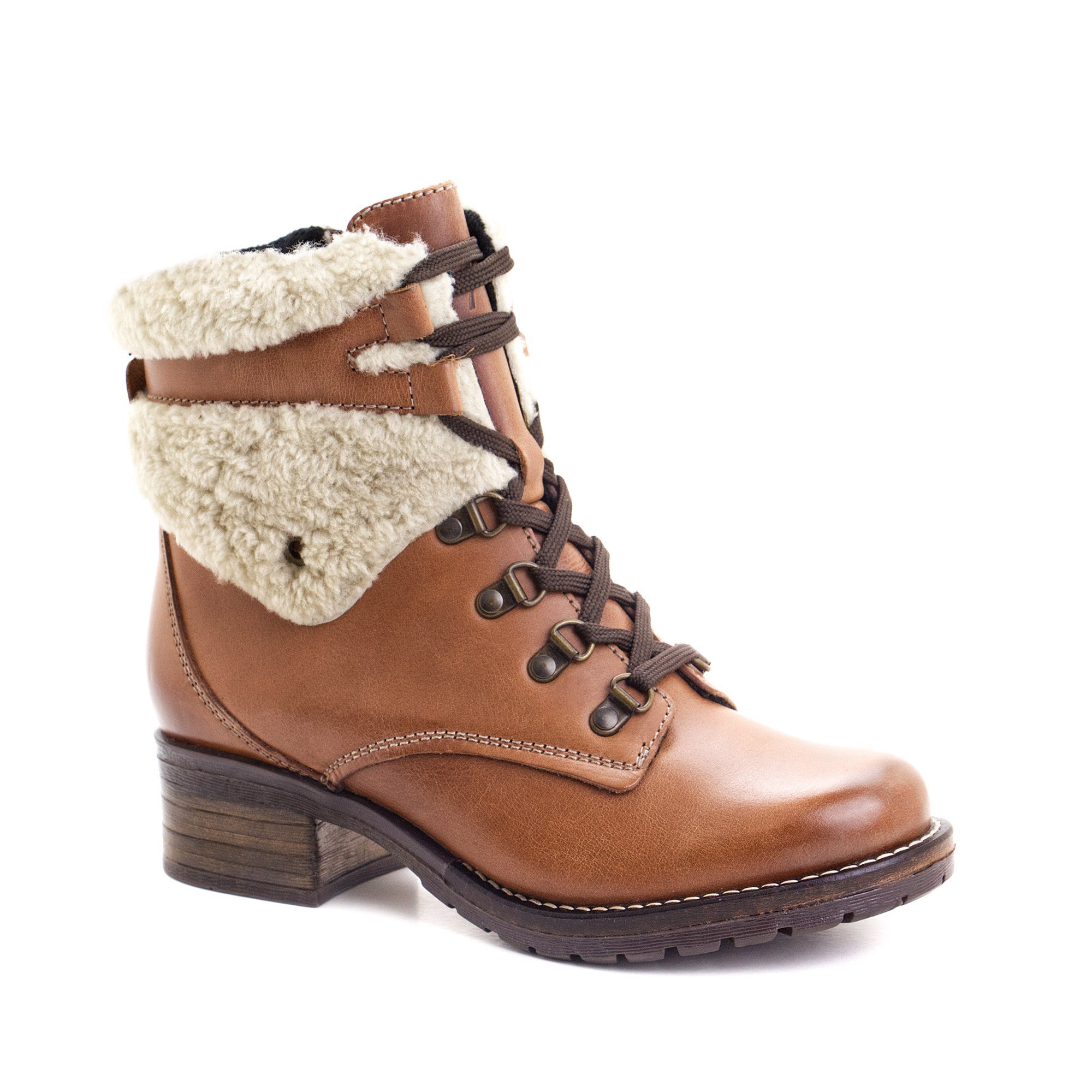 Dromedaris Kara Leather & Shearling Boot