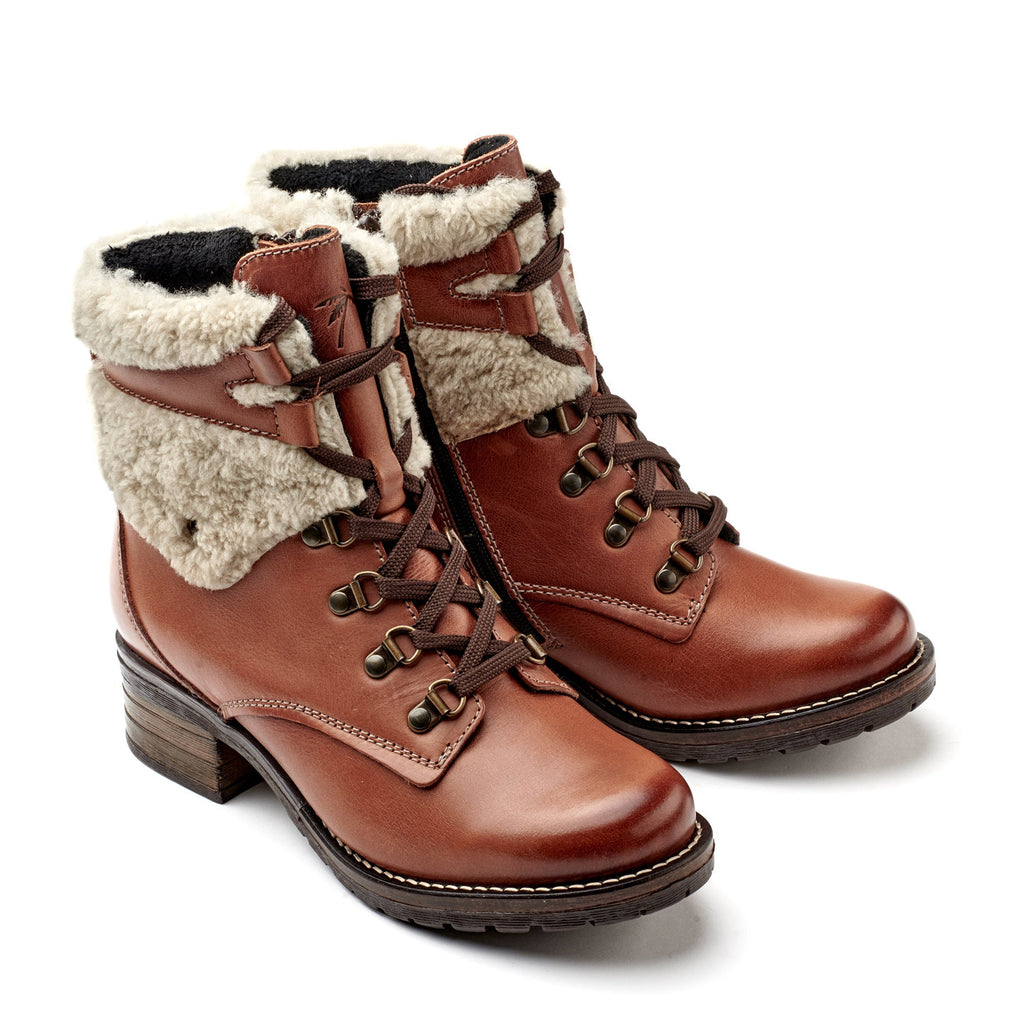 Dromedaris Kara Leather & Shearling Boot