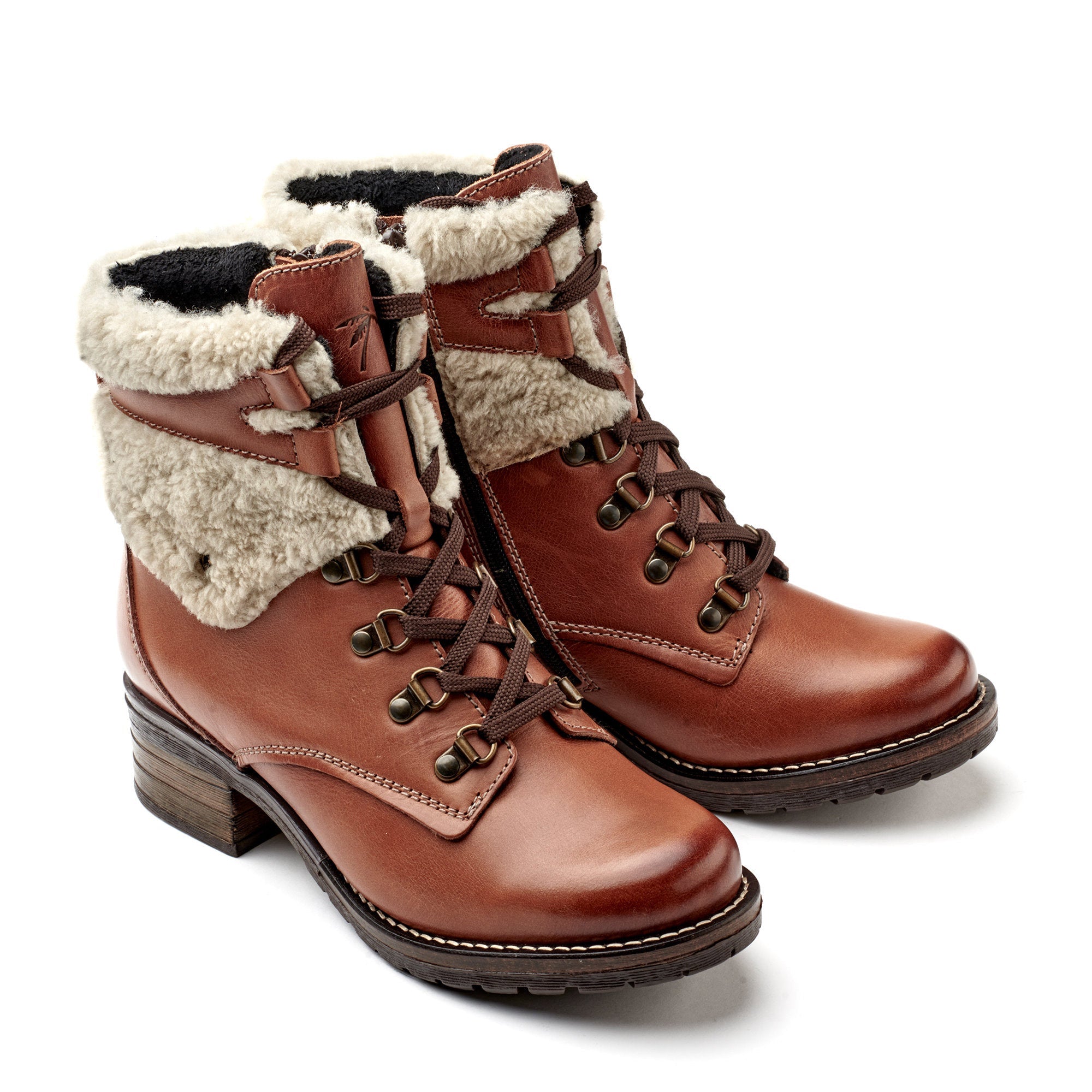 Dromedaris Kara Leather & Shearling Boot
