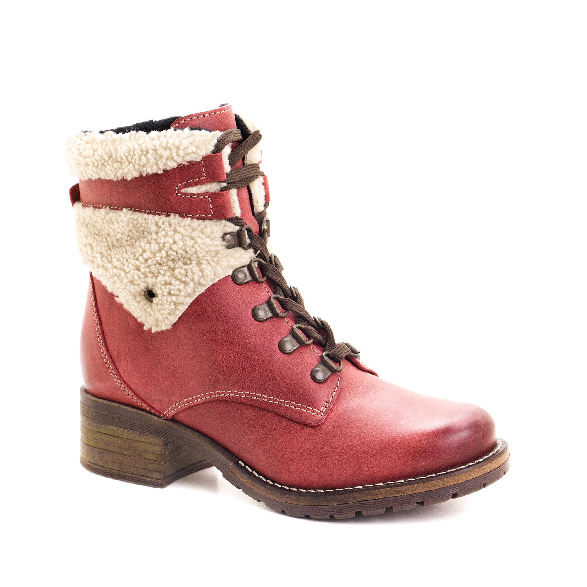 Dromedaris Kara Leather & Shearling Boot